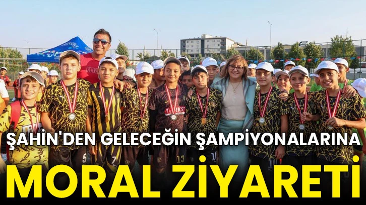 Şahin'den geleceğin şampiyonalarına moral ziyareti