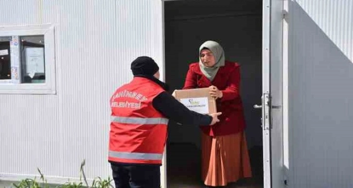 Şahinbey Adıyaman’a desteğini sürdürüyor