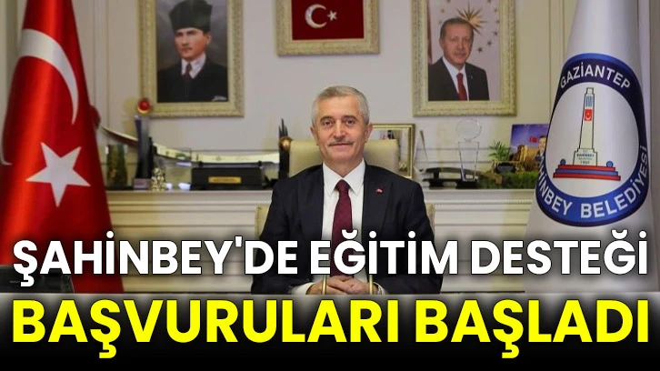 Şahinbey'de eğitim desteği başvuruları başladı