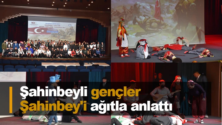 Şahinbeyli gençler Şahinbey'i ağıtla anlattı