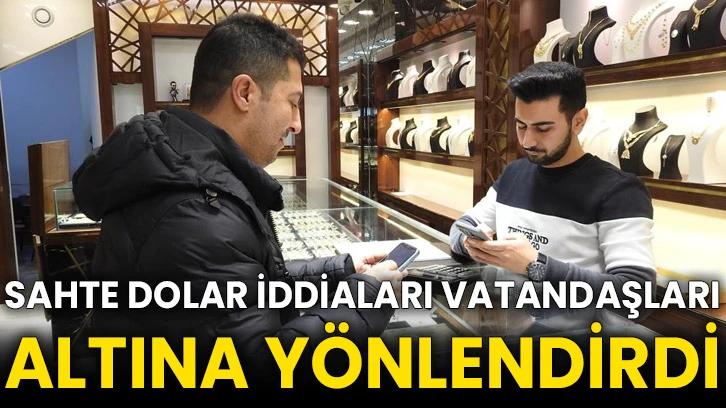 Sahte dolar iddiaları vatandaşları altına yönlendirdi