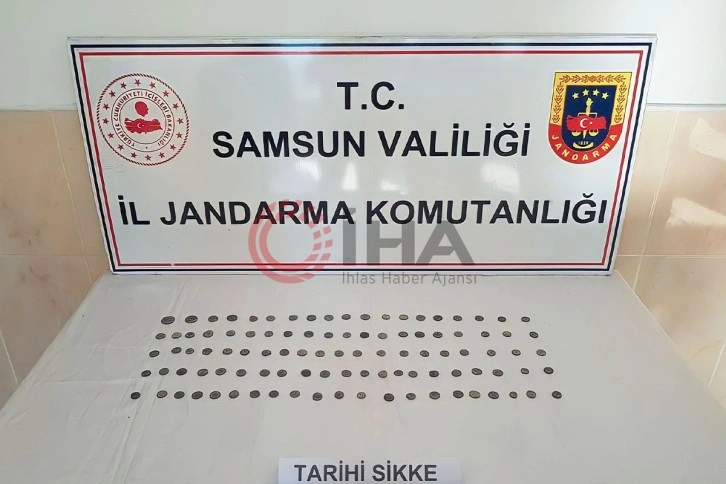 Satmaya çalıştığı tarihi sikkelerle yakalandı