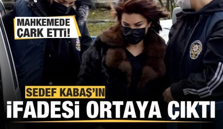 Sedef Kabaş'ın ifadesi ortaya çıktı! Mahkemede kendini böyle savundu!