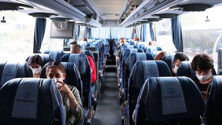 Şehirler arası otobüslerde yüzde 50 koltuk sınırlaması kaldırıldı