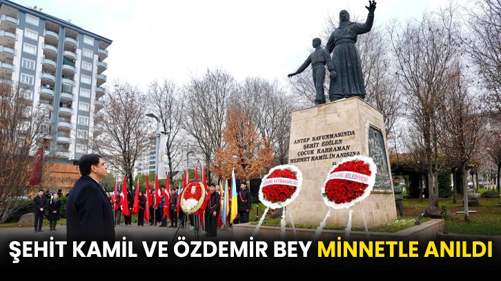 Şehit Kamil ve Özdemir bey minnetle anıldı