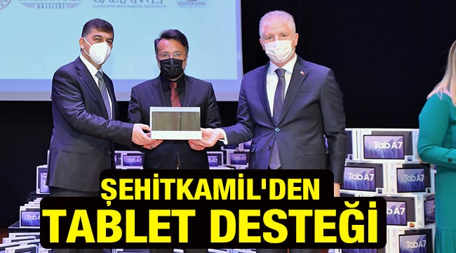 Şehitkamil'den tablet desteği