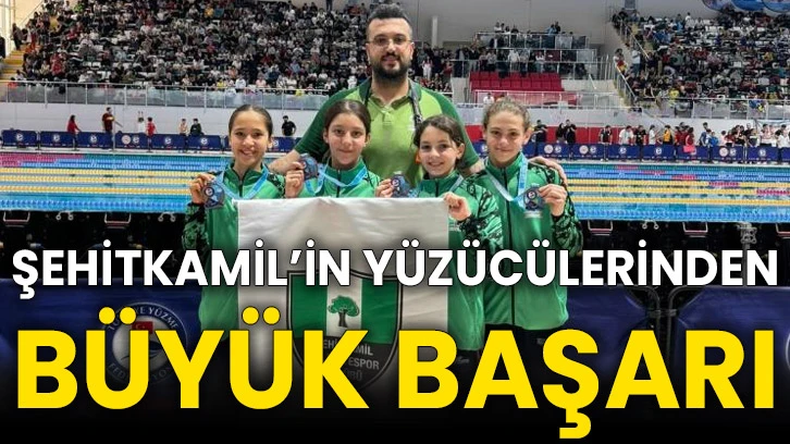 Şehitkamil’in yüzücülerinden büyük başarı