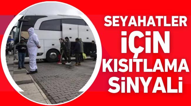 Seyahatler için kısıtlama sinyali