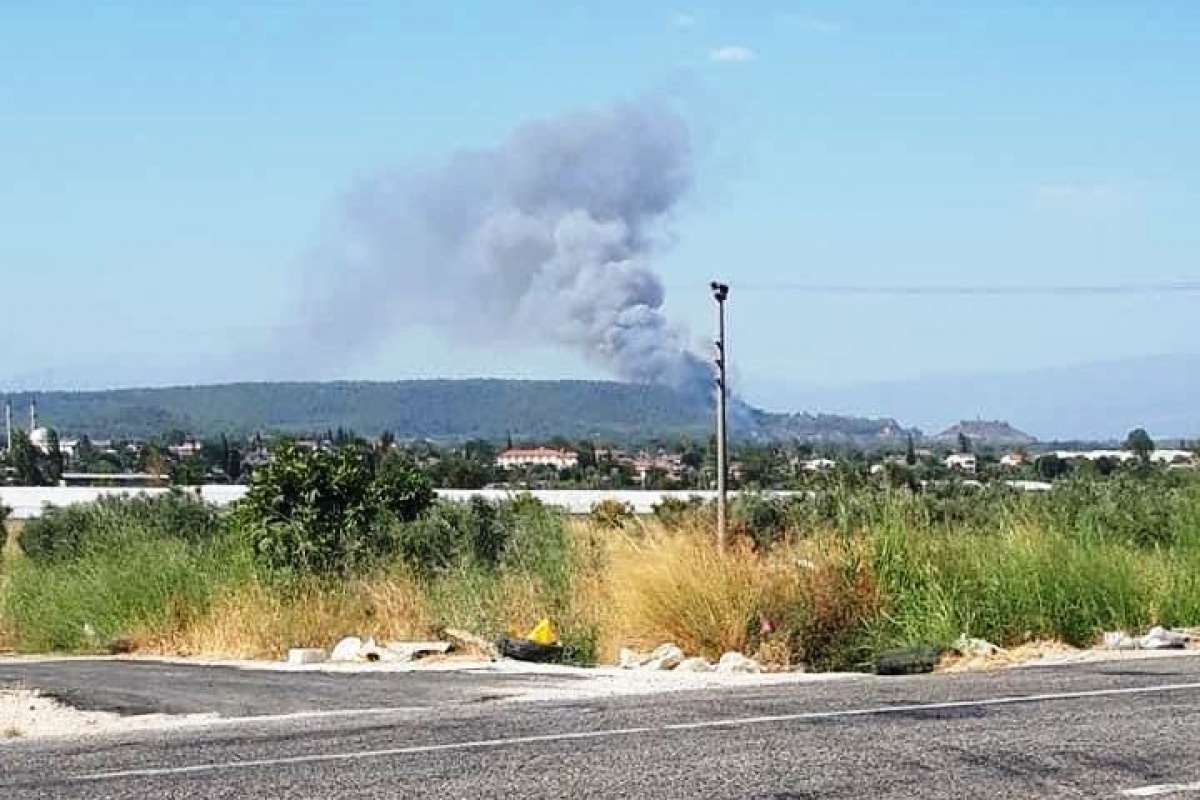 Seydikemer'de orman yangını