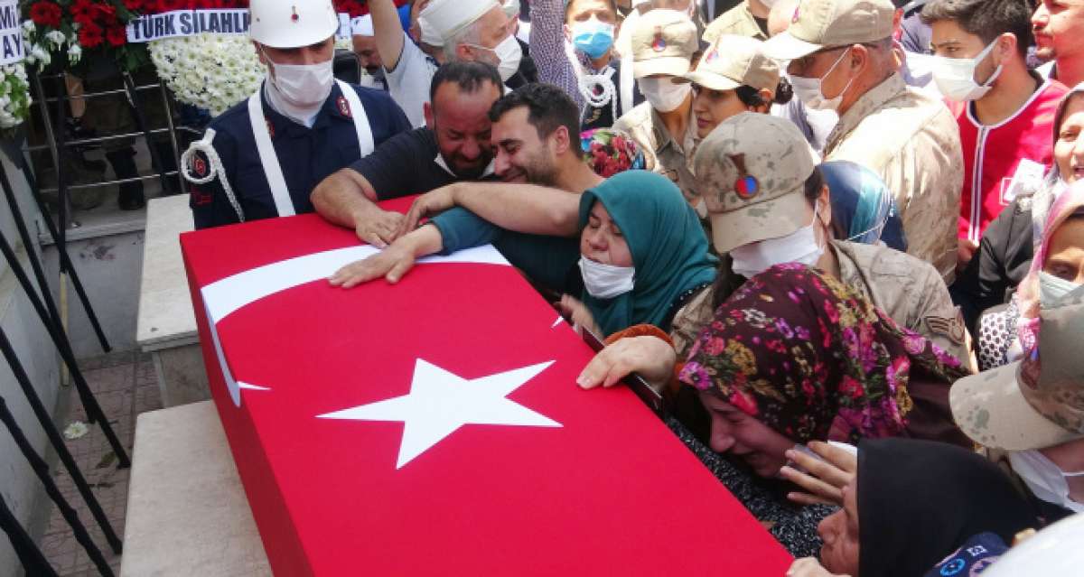 Şırnak'ta şehit olan uzman çavuş Hatay'da toprağa verildi