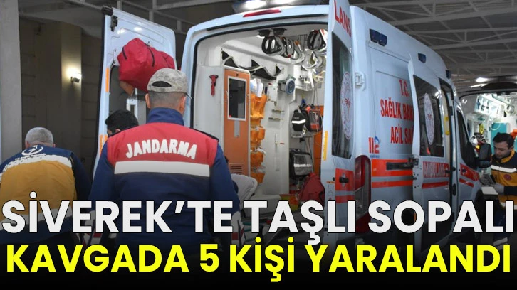 Siverek’te taşlı sopalı kavgada 5 kişi yaralandı