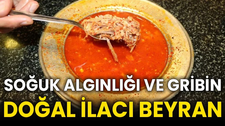 Soğuk algınlığı ve gribin doğal ilacı Beyran