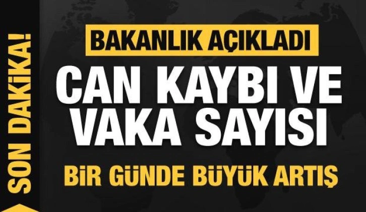 Son dakika: 1 Kasım koronavirüs tablosu açıklandı! Bir günde cidddi artış