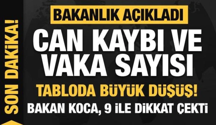 Son dakika: 14 Kasım koronavirüs tablosu açıklandı! Büyük düşüş