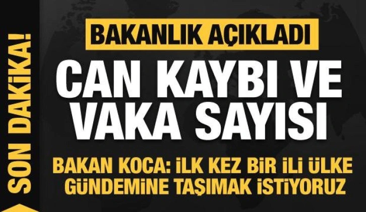 Son dakika: 15 Kasım koronavirüs tablosu açıklandı!