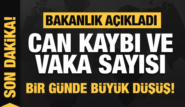 Son dakika: 16 Ocak koronavirüs tablosu açıklandı! Büyük düşüş!