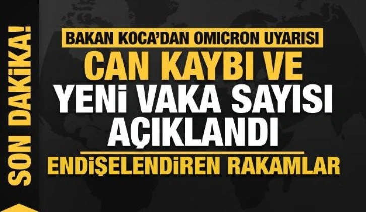 Son dakika: 21 Ocak koronavirüs tablosu açıklandı!