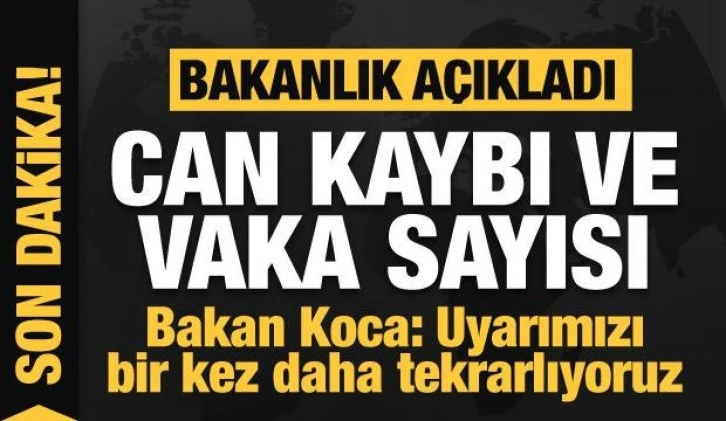 Son dakika: 26 Aralık koronavirüs tablosu açıklandı!