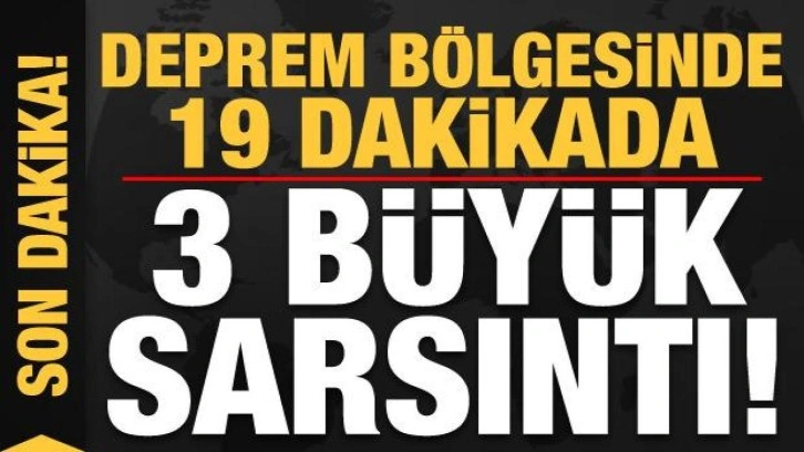 Son dakika: Depremler durmak bilmiyor! Kahramanmaraş'ta 19 dakikada 3 şiddetli sarsıntı