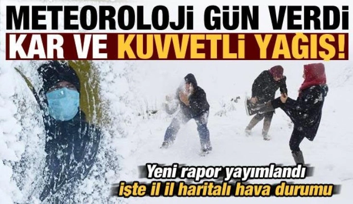 Son dakika: Kar ve kuvvetli yağmur geliyor! Meteoroloji bölge bölge duyurdu...