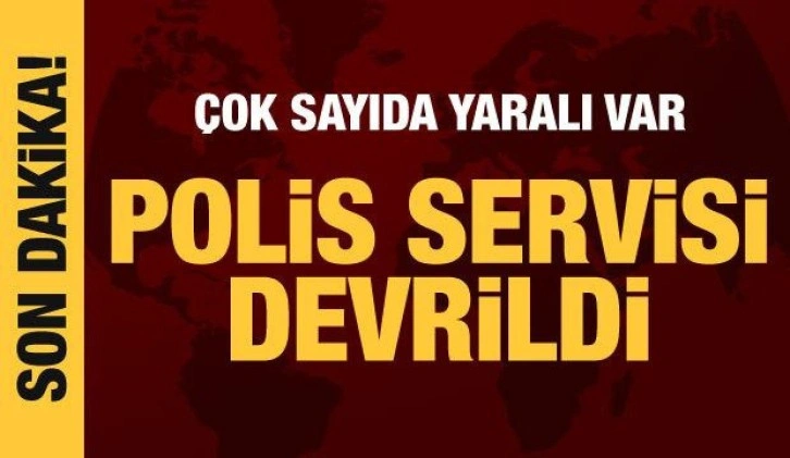 Son Dakika: Kastamonu'da polis servisi devrildi: Çok sayıda yaralı var