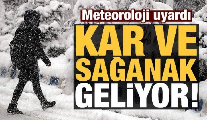 Son dakika... Meteoroloji uyardı: Kar ve sağanak yağmur geliyor...