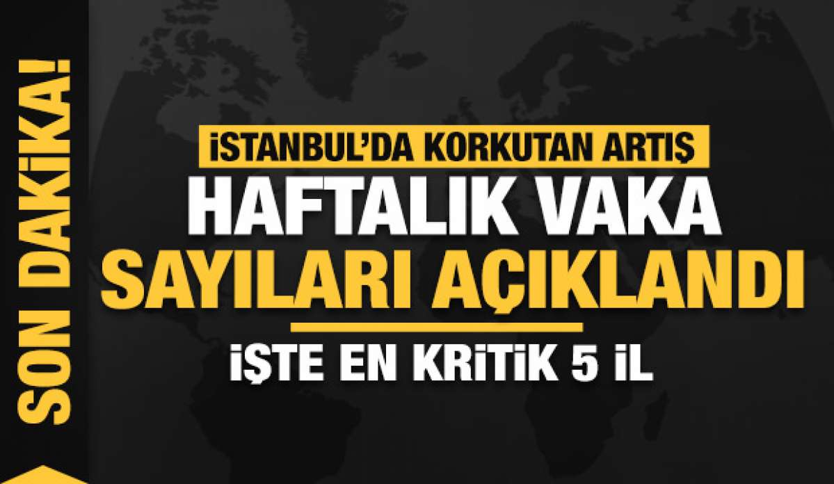 Son dakika… Sağlık Bakanı Fahrettin Koca açıkladı! İşte il il haftalık vaka sayıları