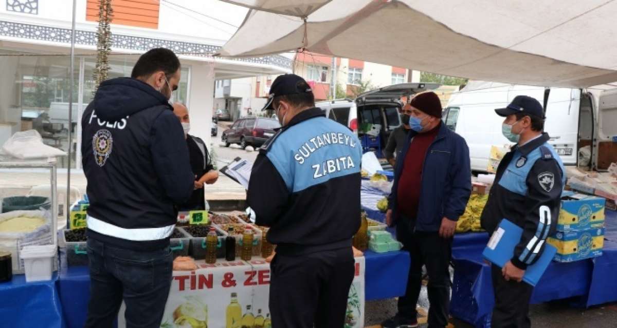 Sultanbeyli'de korona tedbirlerine uymayan kişi ve işletmelere 10 milyon ceza