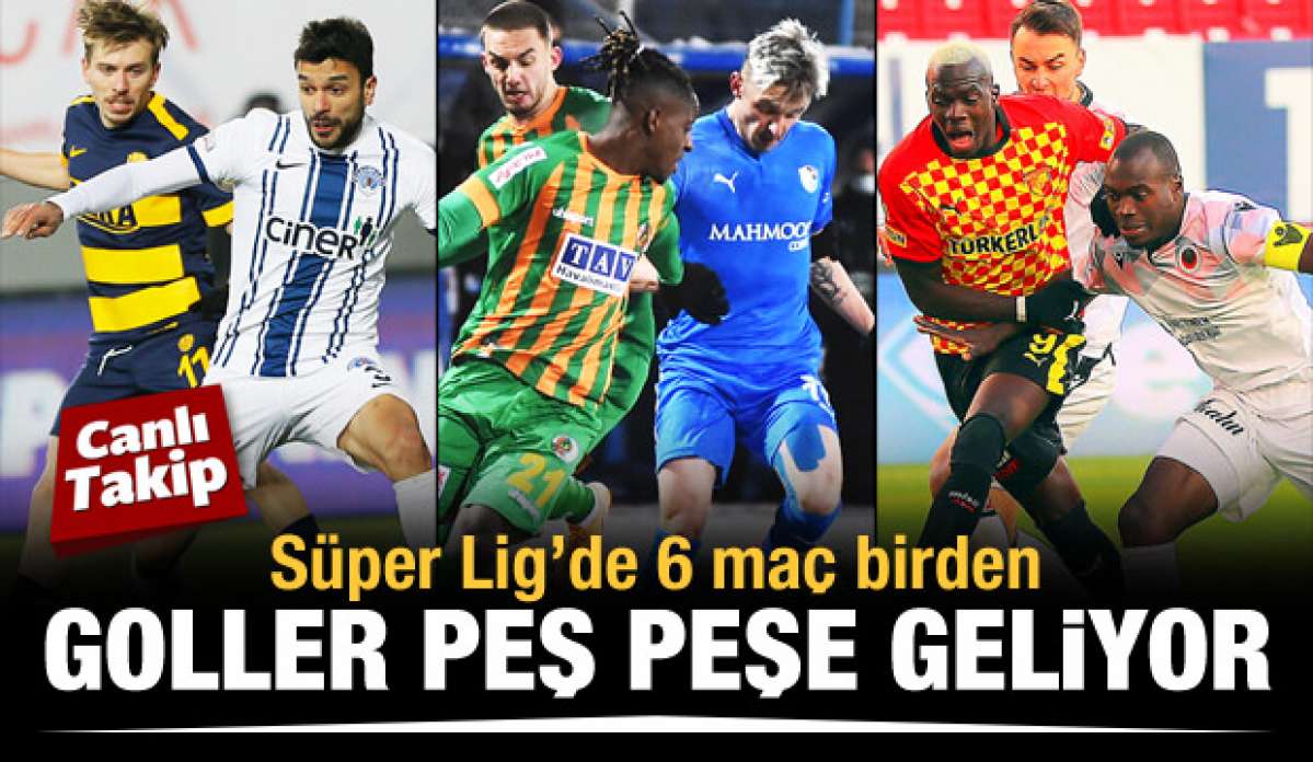 Süper Lig'de 6 maç birden! Devre arası|CANLI