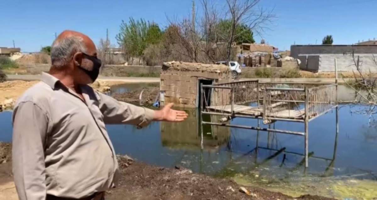 Suruç'ta Venedik'i andıran görüntüler