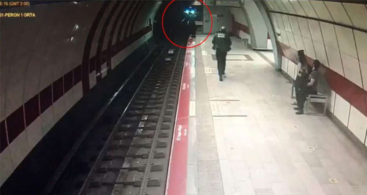 Taksim metrosunda dehşet anları!