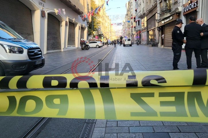 Taksim’de patlama meydana geldi