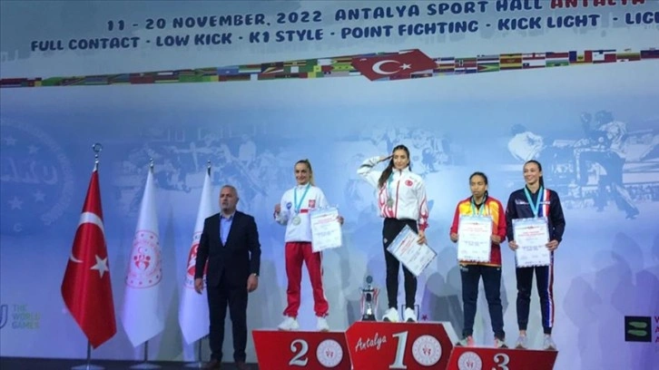 Teğmen Zeliha Doğan, spor kariyerini kick boks Avrupa şampiyonluğuyla taçlandırdı