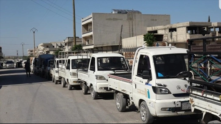 Terör örgütü YPG/PKK, Münbiç'te isteklerine karşı çıkan halkı yakıttan mahrum bırakıyor