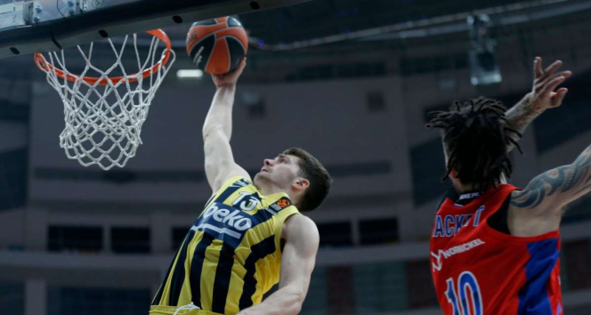 THY Euroleague: CSKA Moskova: 78 - Fenerbahçe: 67