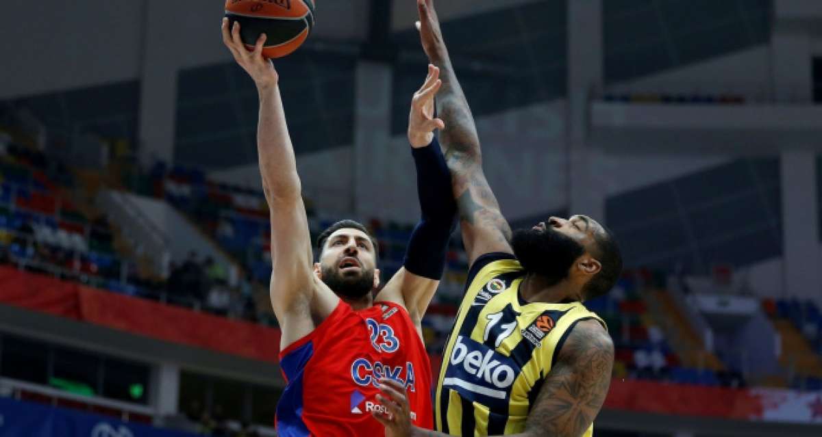 THY Euroleague: CSKA Moskova: 92 - Fenerbahçe Beko: 76