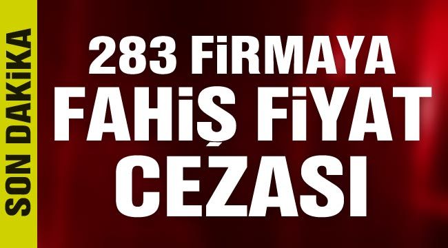 Ticaret Bakanlığı duyurdu: 283 firmaya ceza kesildi