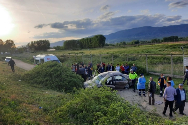 Tokat’ta otomobil şarampole devrildi: 5 yaralı