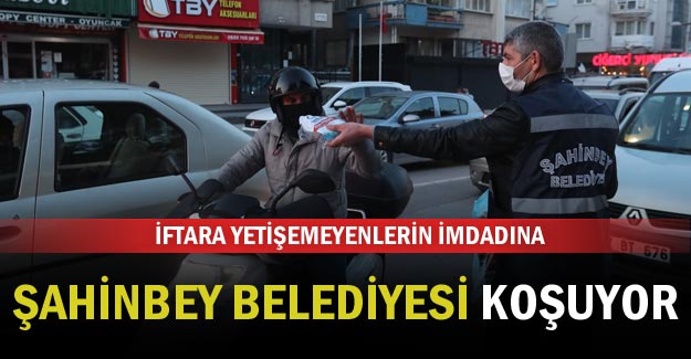 Trafiğe takılan iftarcılara Şahinbey çözümü!