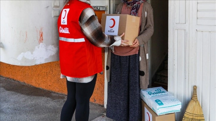 Türk Kızılay afet bölgesinde yaklaşık 1 milyon hijyen seti dağıttı