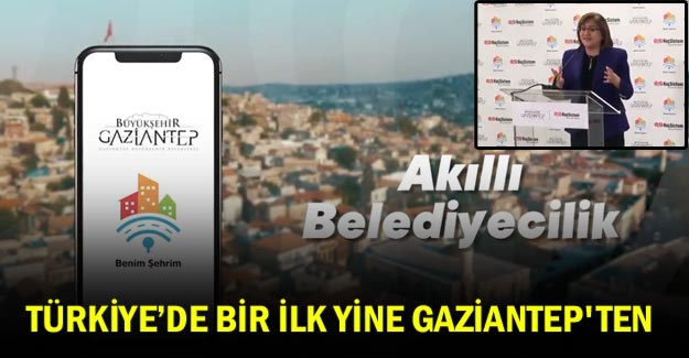 Türkiye'de bir ilk yine Gaziantep'ten