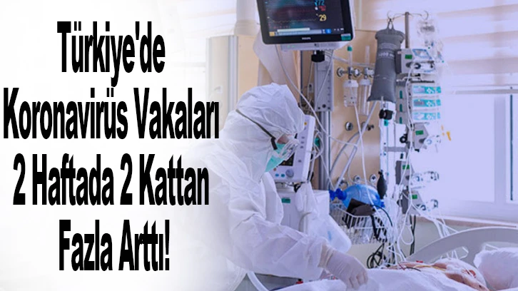 Türkiye'de Koronavirüs Vakaları 2 Haftada 2 Kattan Fazla Arttı!