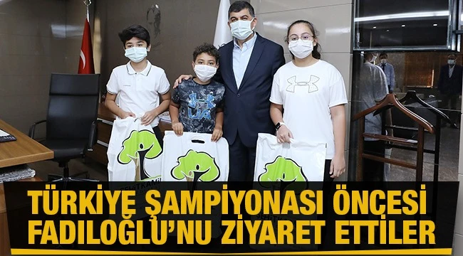 Türkiye şampiyonası öncesi Fadıloğlu’nu ziyaret ettiler