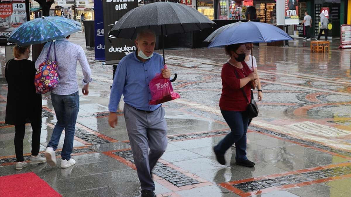 Türkiye'nin kuzey, iç ve batı kesimlerinde bugün sağanak etkili olacak