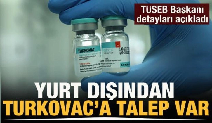 TÜSEB Başkanı Akdoğan açıkladı: TURKOVAC'a yurt dışından talep var