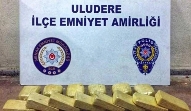 Uludere’de 7 kilo 231 gram eroin ele geçirildi: 1 gözaltı