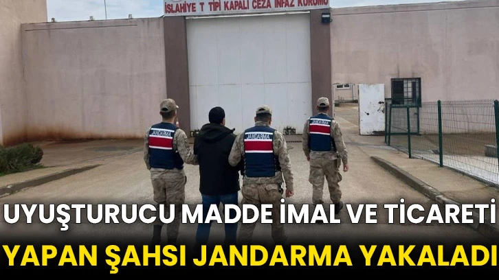 Uyuşturucu madde imal ve ticareti yapan şahsı jandarma yakaladı