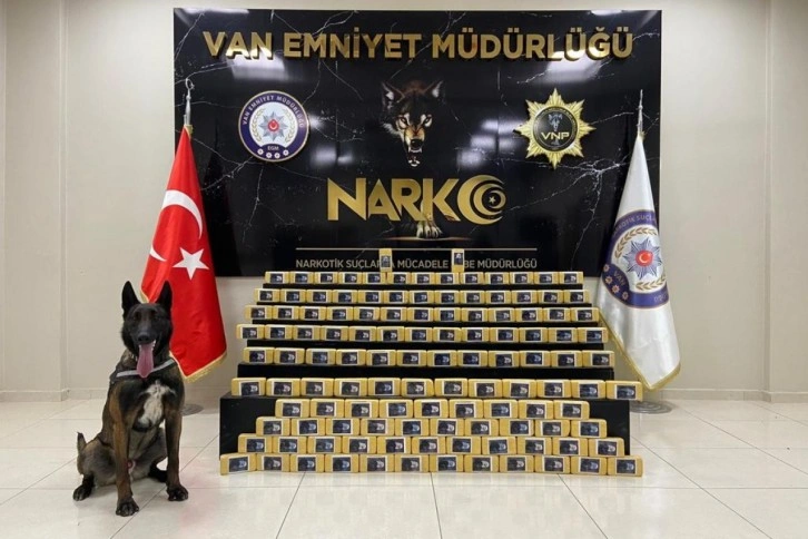 Van’da 67 kilogram eroin ele geçirildi