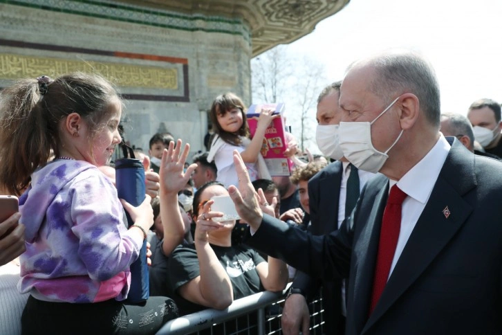 Vatandaşlardan Cumhurbaşkanı Erdoğan'a yoğun ilgi