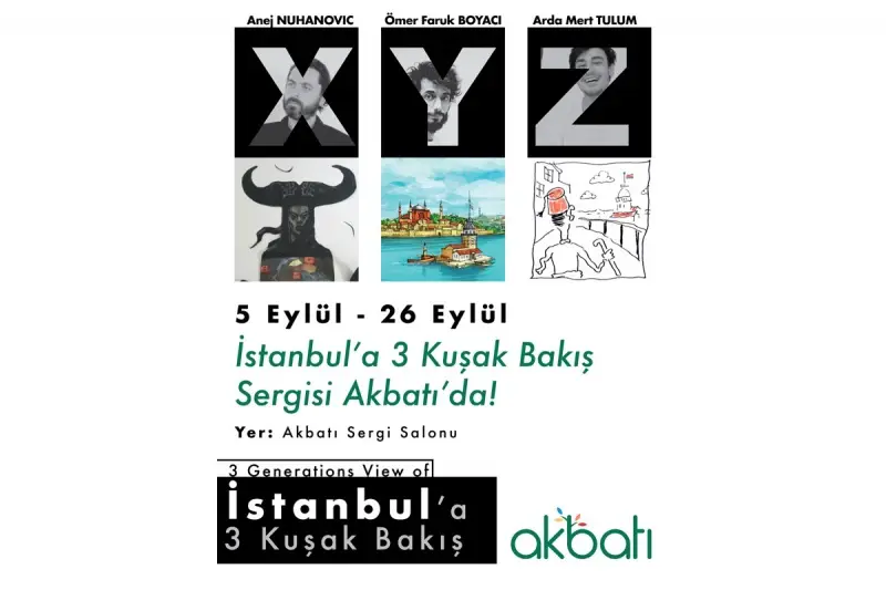 ‘XYZ İstanbul’a 3 Kuşak Bakış’ Pazar günü açılıyor